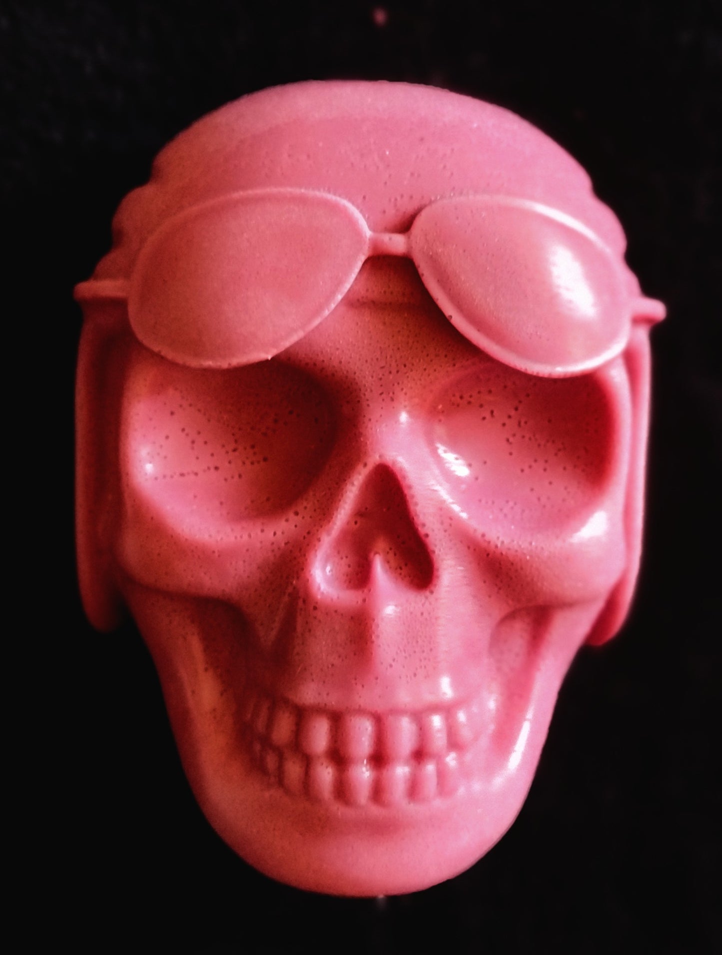 Goats Milk Soap - Cherry Bomb Collection - Aviator Skull